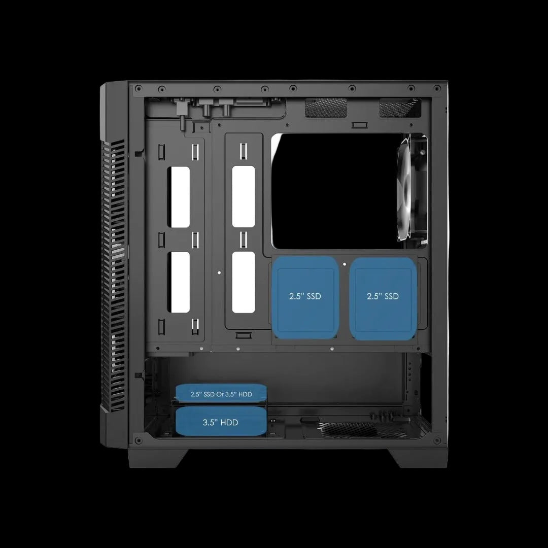 CiT Level 1 Micro-ATX Gaming PC Case