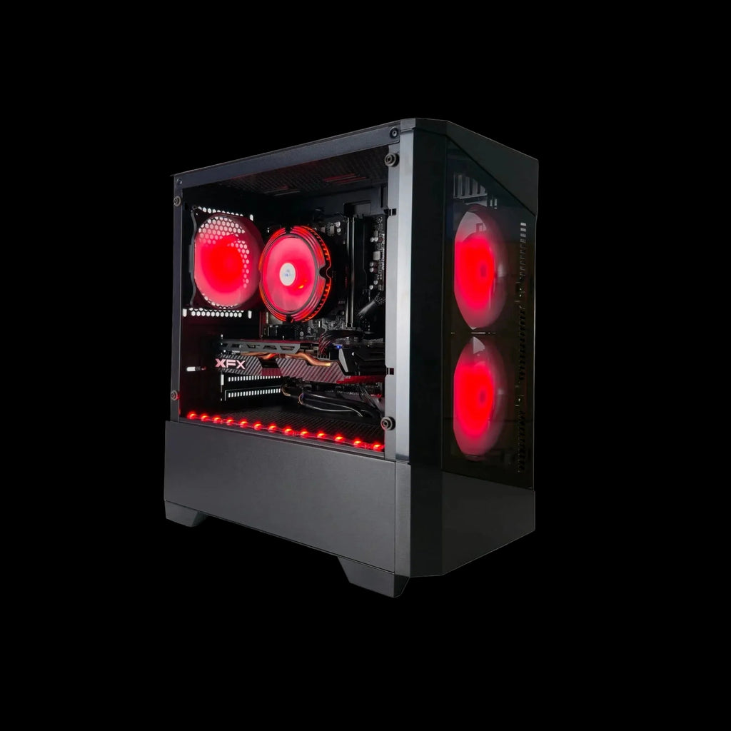 WebTro-GPB0494 Gaming PC front view with RGB lighting