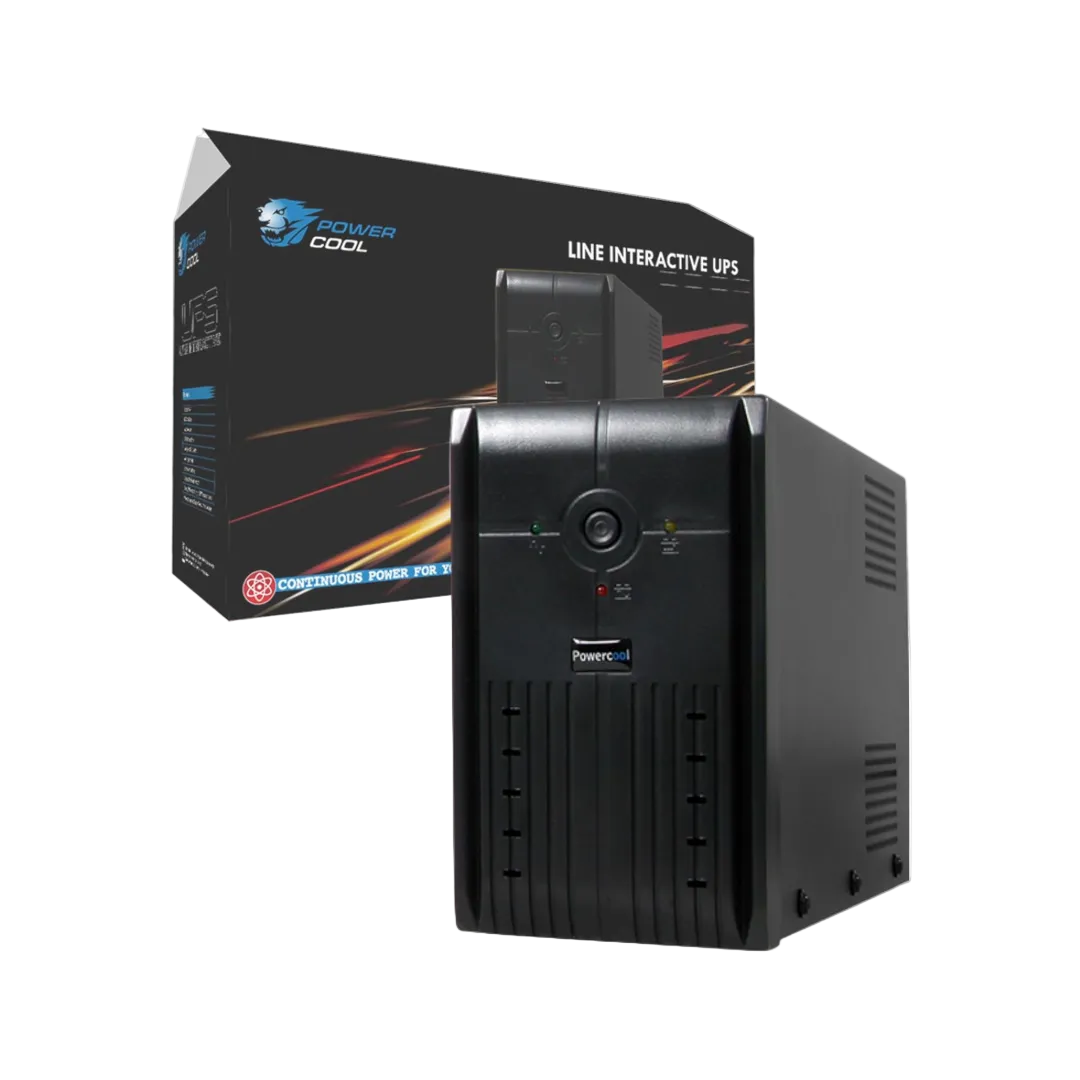 Powercool Smart UPS 650VA 390W with AVR