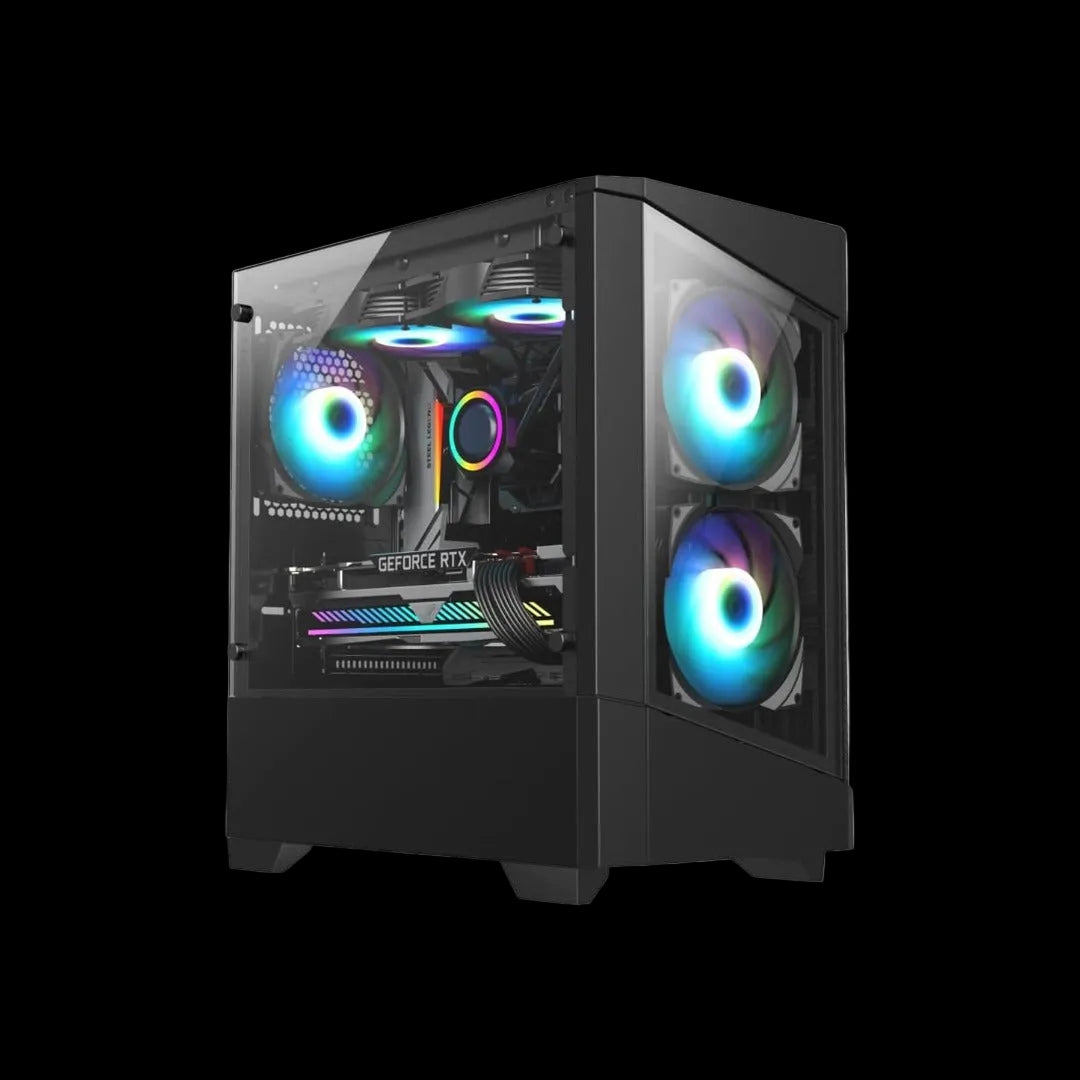 CiT Level 1 Micro-ATX Gaming PC Case