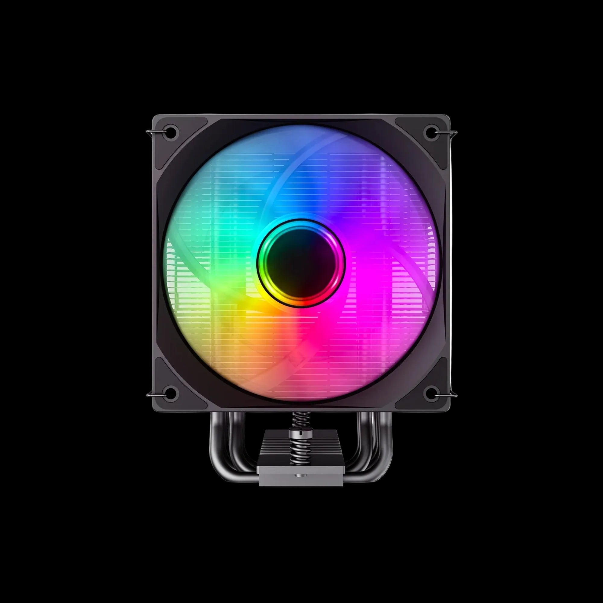 GameMax Sigma 550 black air cooler installed in gaming PC