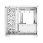 Interior layout of CiT Vision White dual-chamber PC case