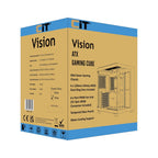 CiT Vision White ATX case for custom gaming builds