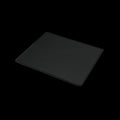 Black mouse pad on a white background