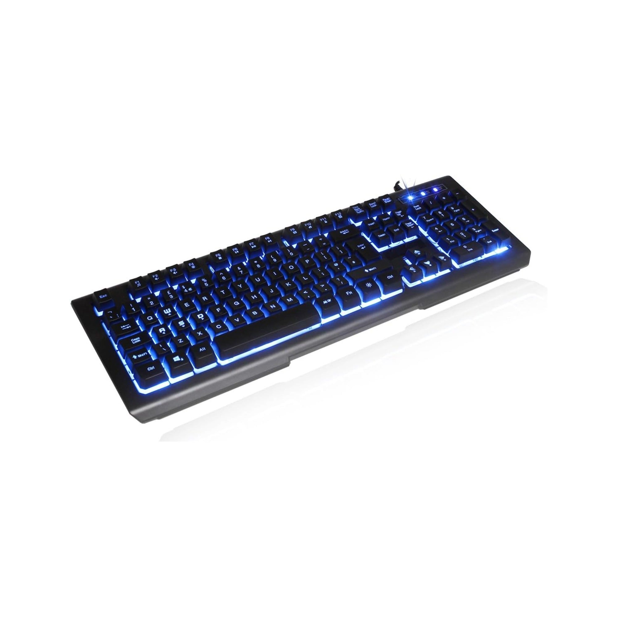 CiT Avenger backlit gaming keyboard and mouse with multimedia keys