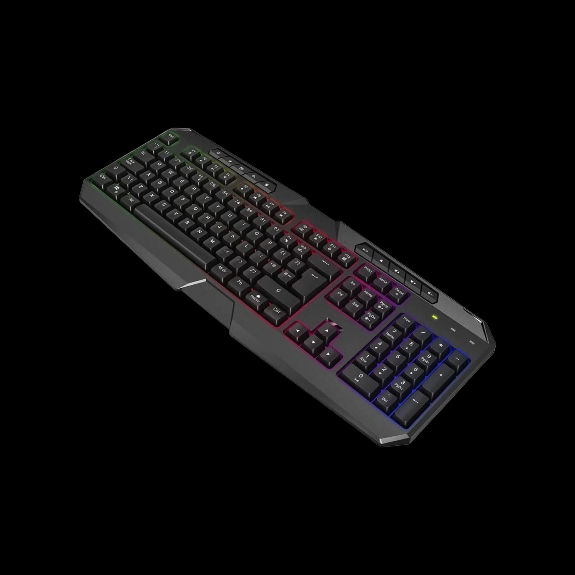 CiT Avenger gaming keyboard with metal and ABS construction and optical mouse