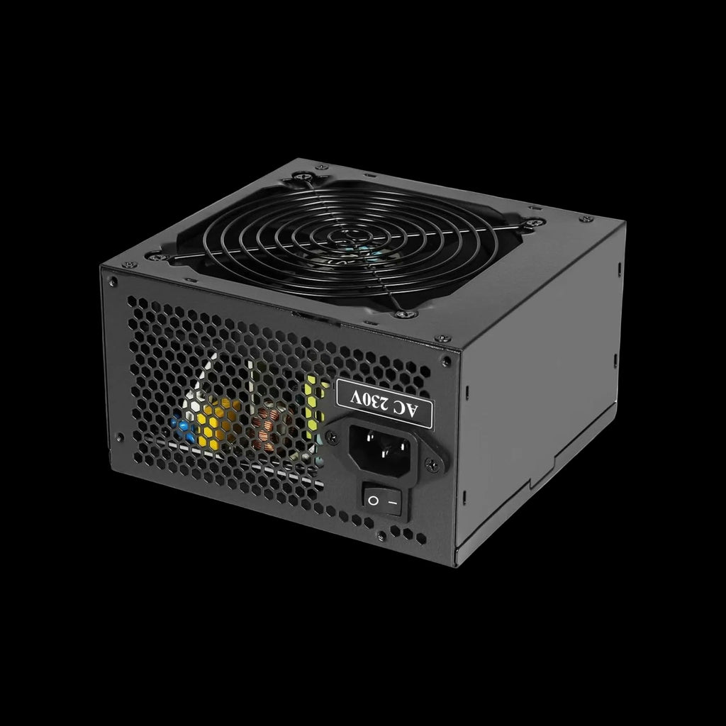 ACE 500W ATX Power Supply Unit | 120mm Silent Fan | PPFC | Reliable PSU for Gaming & Office PCs – Black - WebTro