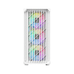 CiT Saturn Airflow Micro-ATX Gaming Case – White | Tempered Glass, Mesh Front Panel, 4 x Infinity ARGB Fans, M-ATX/Mini-ITX Support - WebTro