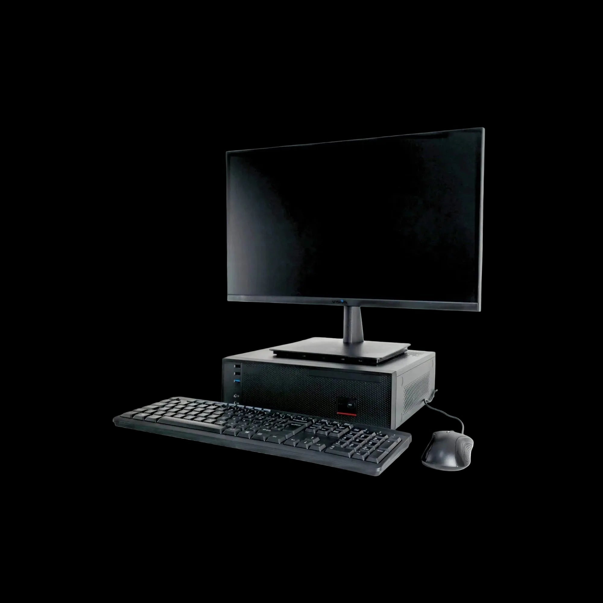 Compact Powerhouse Office Mini Tower PC | AMD Ryzen 3 3200G | Radeon Vega 8 Graphics | 16GB DDR4 | 1TB WD SSD | Windows 11 Pro | 5GHz USB WiFi - WebTro