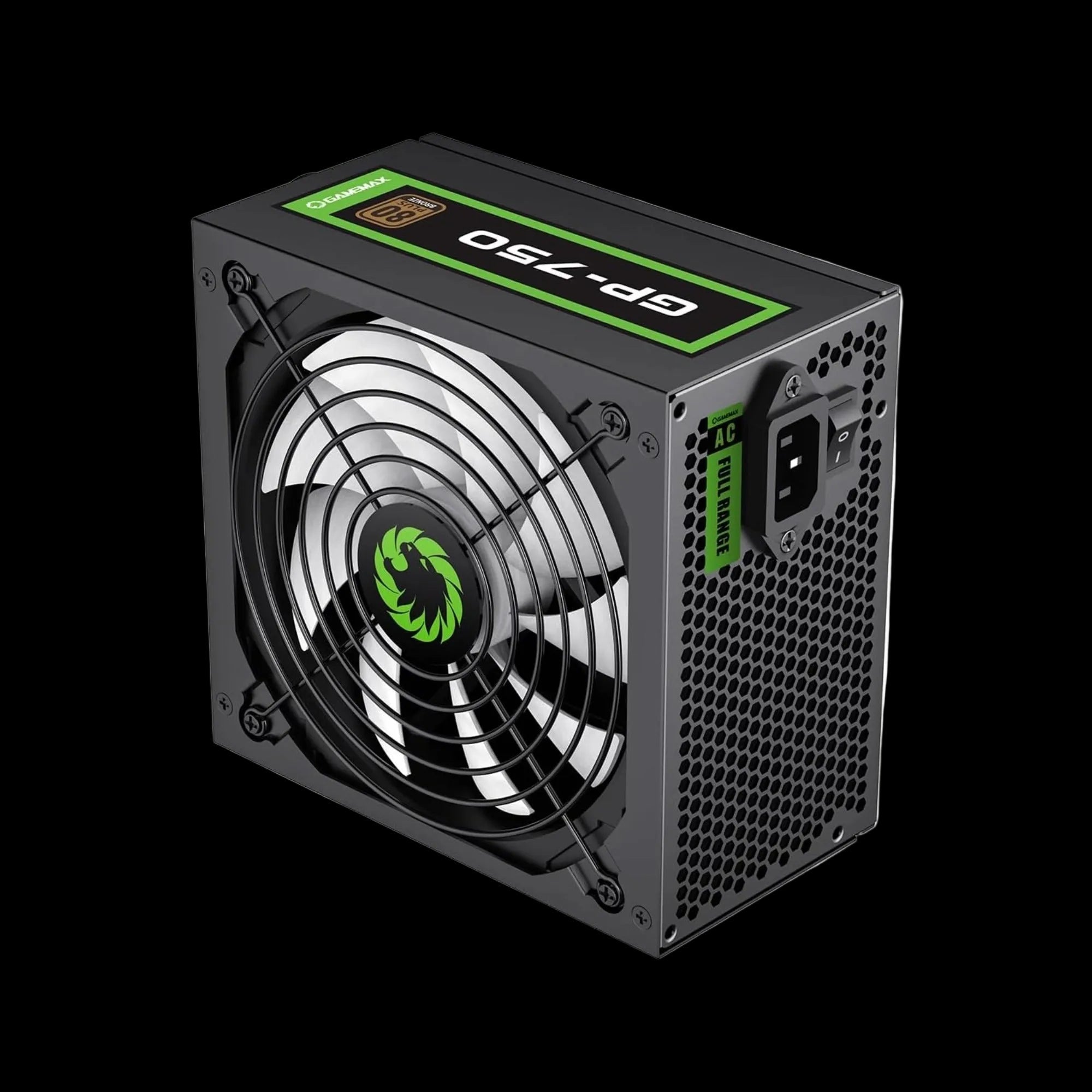 GameMax GP-Series 750W 80 Plus Bronze Power Supply – Black (GP-750) - WebTro