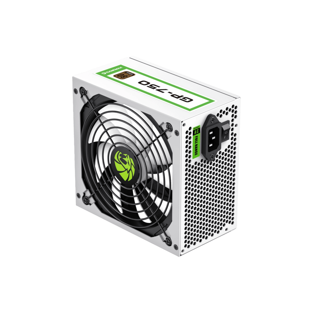 GameMax GP750 White 80 Plus Bronze ATX Power Supply - WebTro