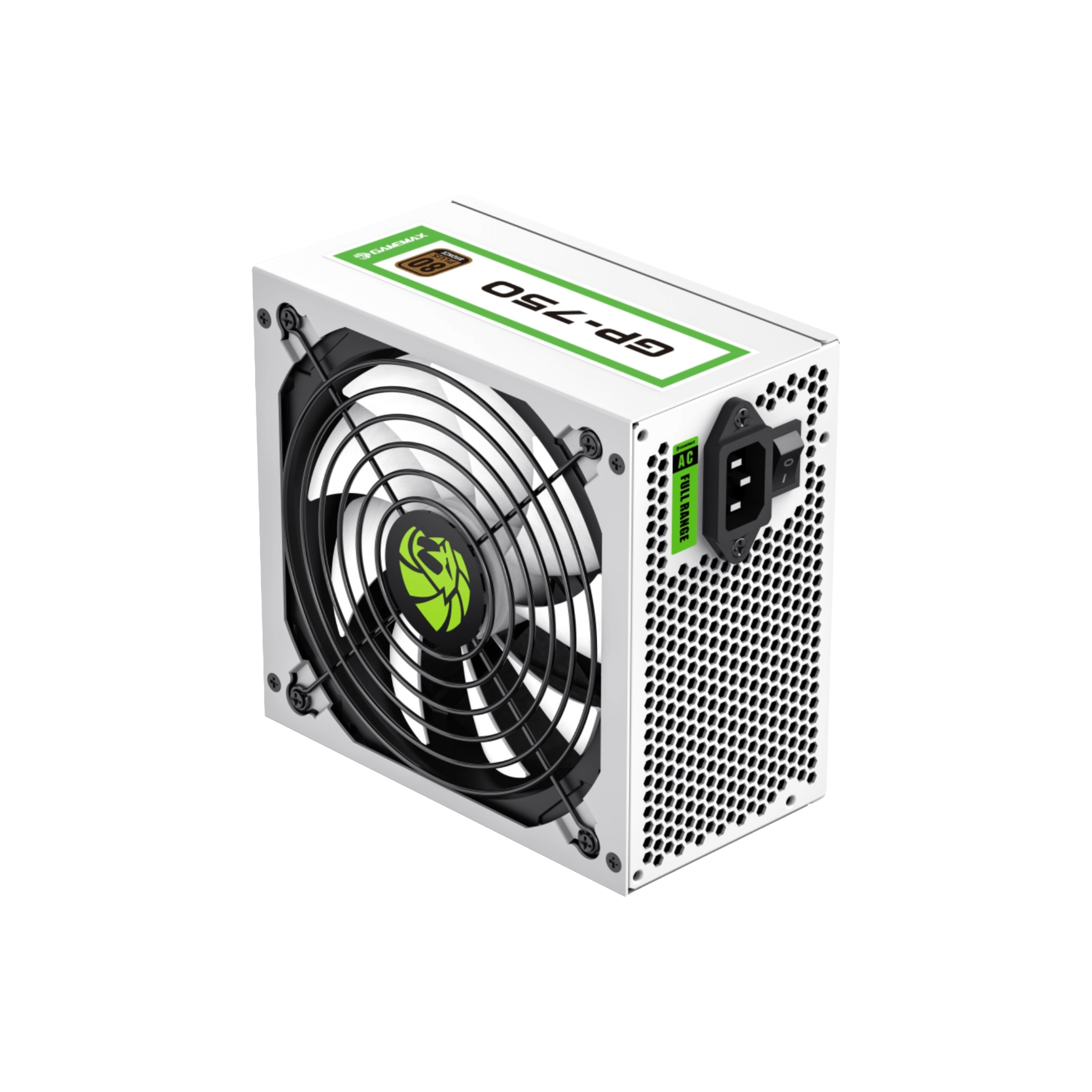 GameMax GP750 White 80 Plus Bronze ATX Power Supply - WebTro