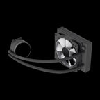 GameMax Iceburg 120mm ARGB Liquid CPU Cooler – Infinity Mirror Pump, PWM Fan, Aura Sync Compatible | Black - WebTro