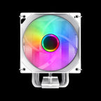 GameMax Sigma 550 White CPU Air Cooler 220W TDP | 5 Copper Heatpipes | 120mm ARGB PWM Fan | Intel LGA1700 / 115X / 1200 & AMD AM4 / AM5 - WebTro