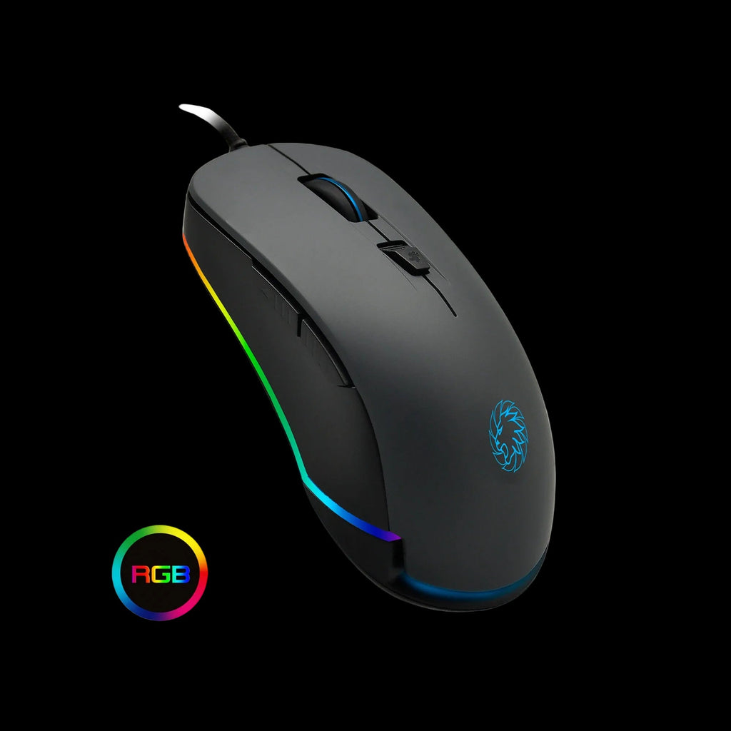 GameMax Strike Gaming Mouse – Pulsing RGB Lighting, Precision Optical Sensor, Ergonomic Design - WebTro