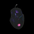 GameMax Tornado Gaming Mouse – Black | Optical Sensor, 6 Buttons, Adjustable DPI, LED Lighting, USB Wired - WebTro