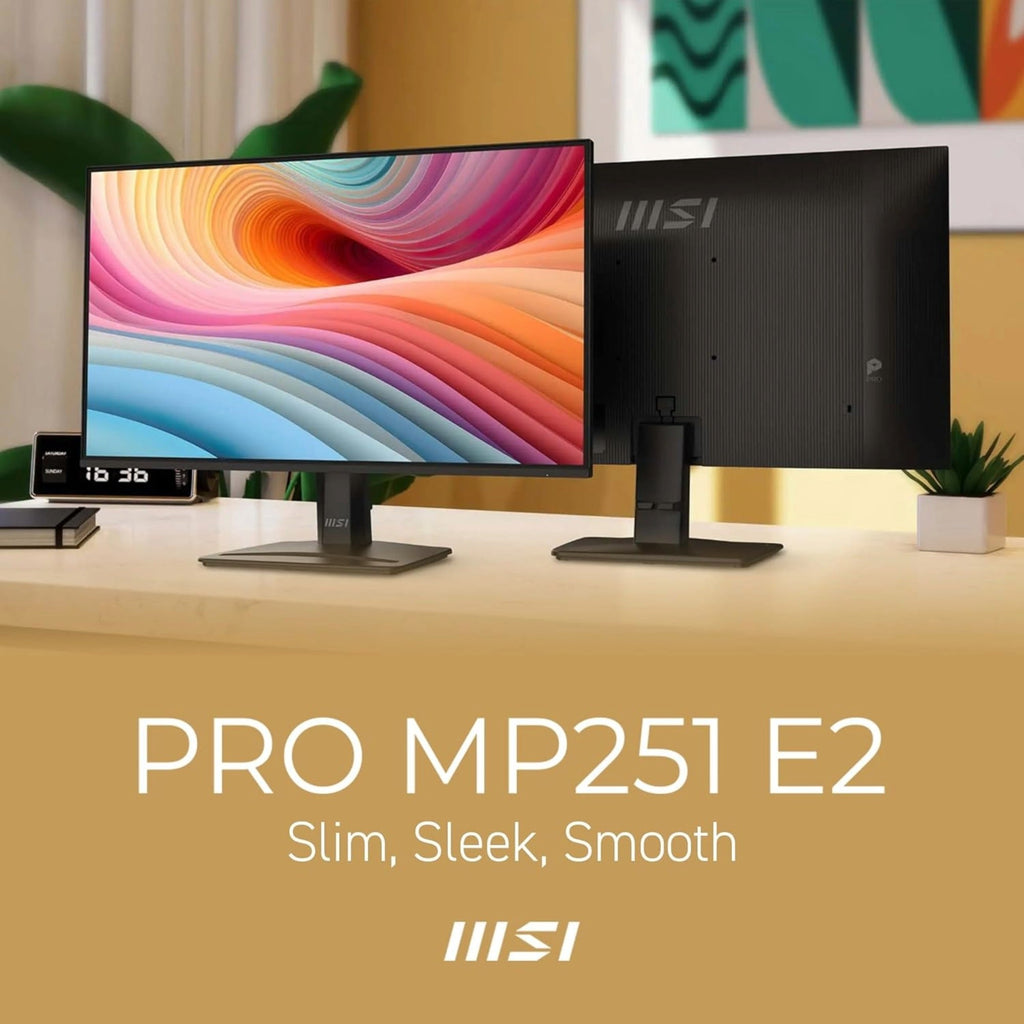 MSI Pro MP252L 25” Full HD Gaming Monitor | 100Hz Refresh Rate | 1ms MPRT | VA Panel | Frameless Design | Eye-Care | VESA Mount | HDMI - WebTro