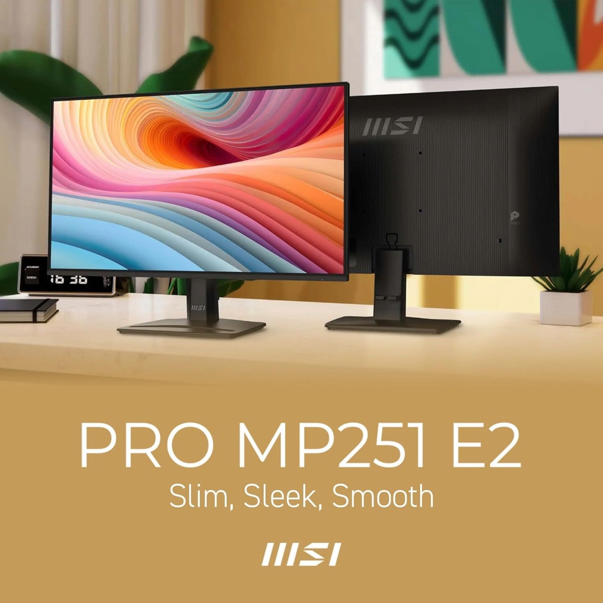 MSI Pro MP252L 25” Full HD Gaming Monitor | 100Hz Refresh Rate | 1ms MPRT | VA Panel | Frameless Design | Eye-Care | VESA Mount | HDMI - WebTro