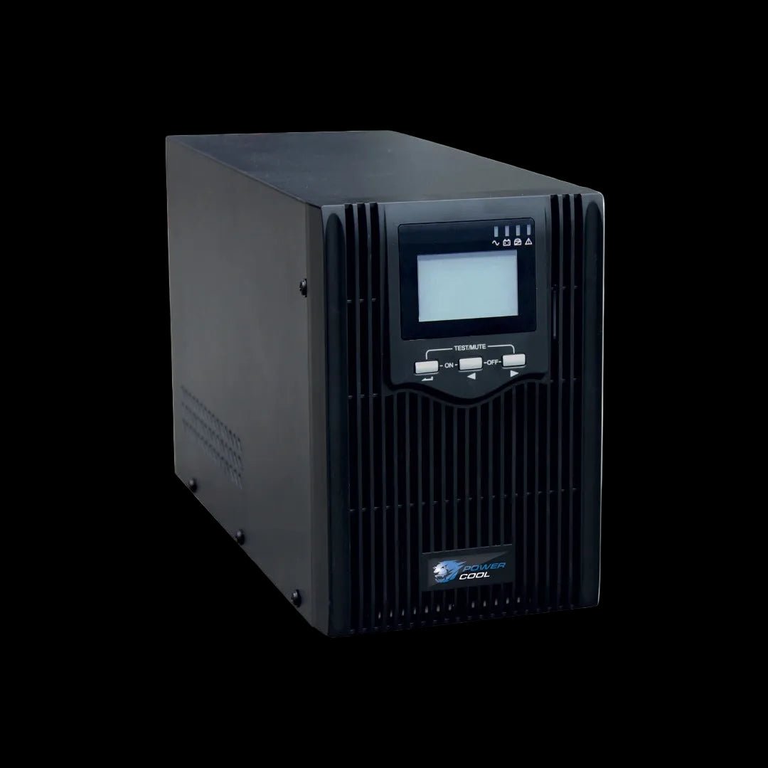 Powercool Smart UPS 2000VA 1600W Pure Sine Wave | Line-Interactive UPS with AVR | 2 UK Sockets + 3 IEC | RJ45 Surge Protection | USB Monitoring - WebTro