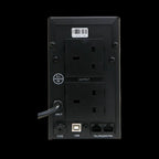 Powercool Smart UPS 650VA 390W with AVR | 2 UK Sockets | RJ45 Surge Protection | USB Monitoring | Compact Backup Power by Webtro - WebTro