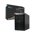Powercool Smart UPS 650VA 390W with AVR | 2 UK Sockets | RJ45 Surge Protection | USB Monitoring | Compact Backup Power by Webtro - WebTro