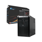 Powercool Smart UPS 650VA 390W with AVR | 2 UK Sockets | RJ45 Surge Protection | USB Monitoring | Compact Backup Power by Webtro - WebTro