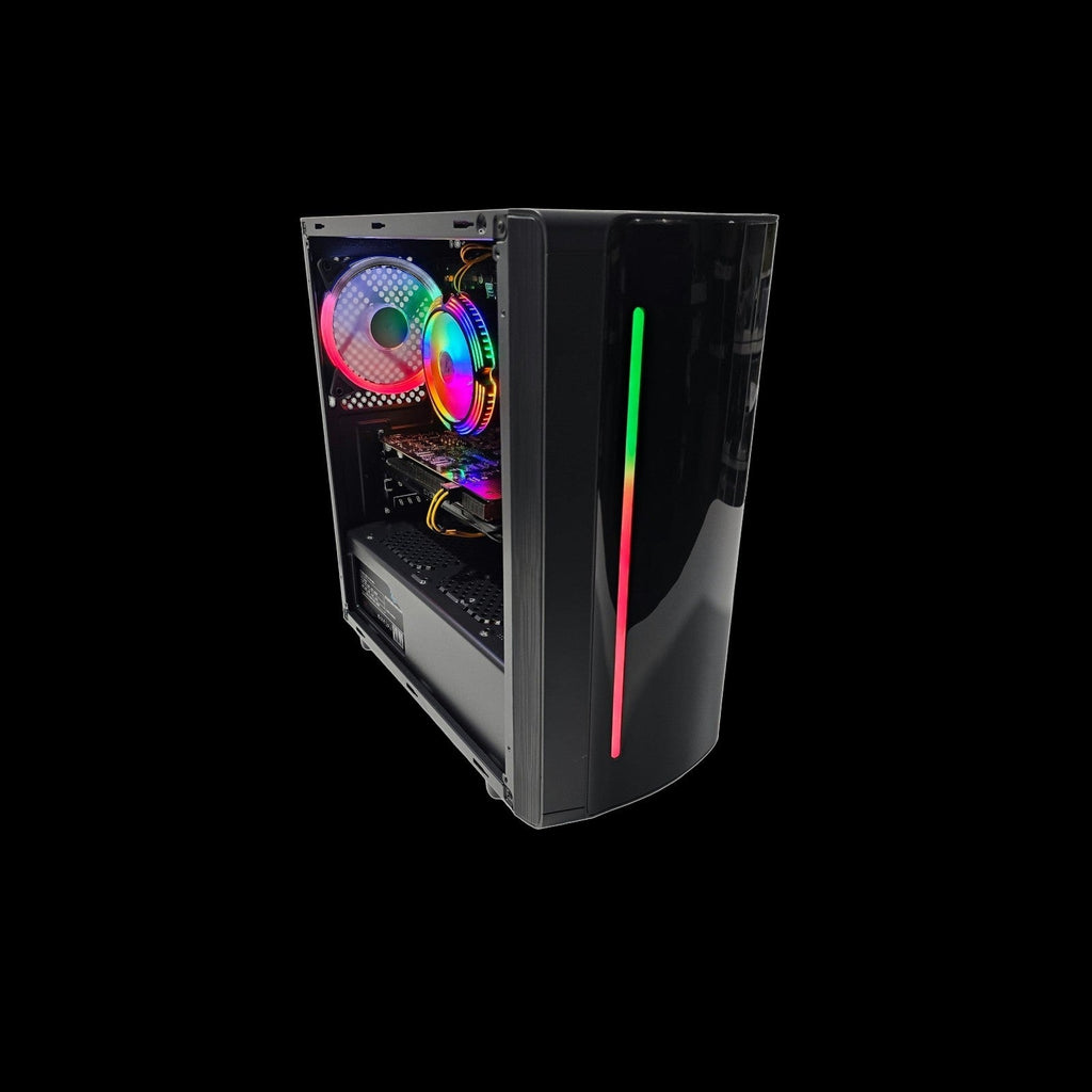 WebTro-0335 Beams Kids Gaming PC | Ryzen 5 1600X | GTX 750 Ti 2GB | 16GB RAM | 250GB SSD | Windows 11 Pro - WebTro