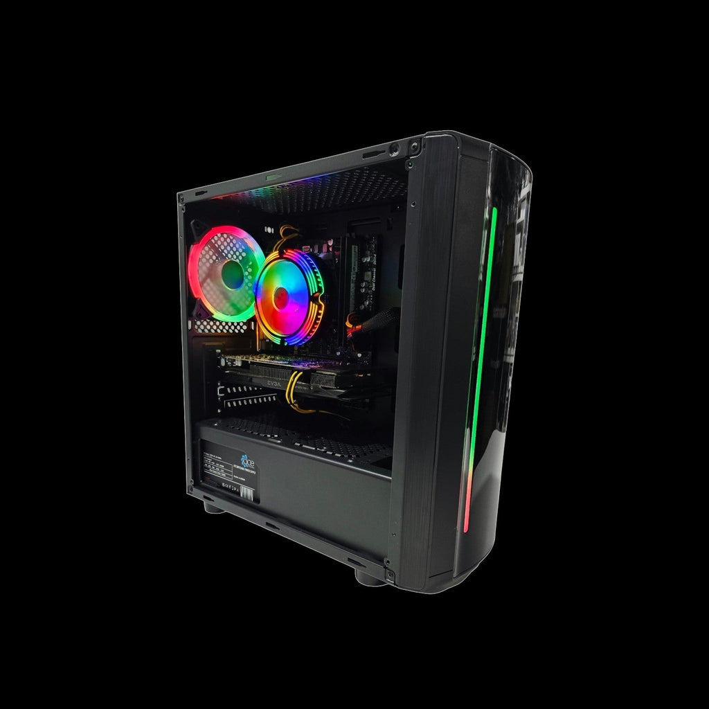 WebTro-0335 Beams Kids Gaming PC | Ryzen 5 1600X | GTX 750 Ti 2GB | 16GB RAM | 250GB SSD | Windows 11 Pro - WebTro