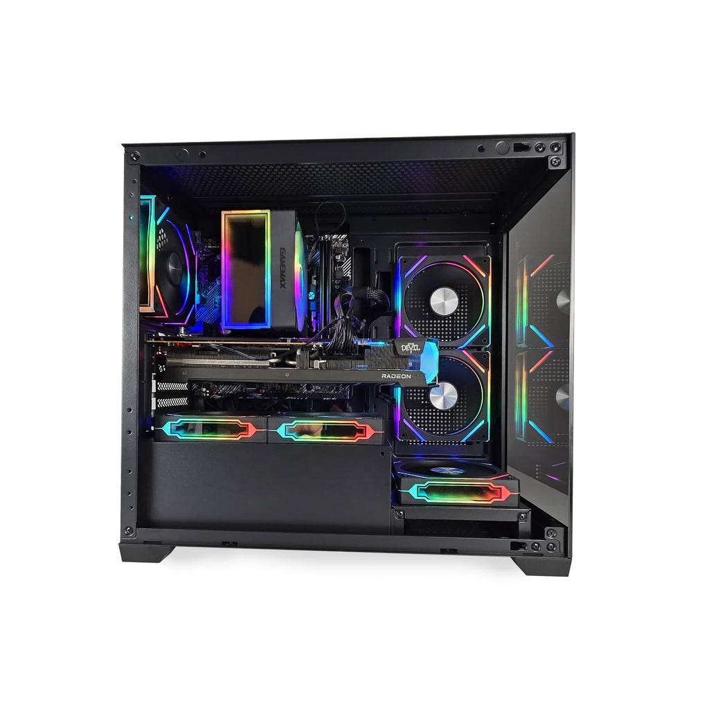 WebTro-GPB0492 Gaming PC – AMD Ryzen 5 5500 | RX 6700 XT | 16GB DDR4 | 1TB NVMe SSD | Windows 11 Pro - WebTro