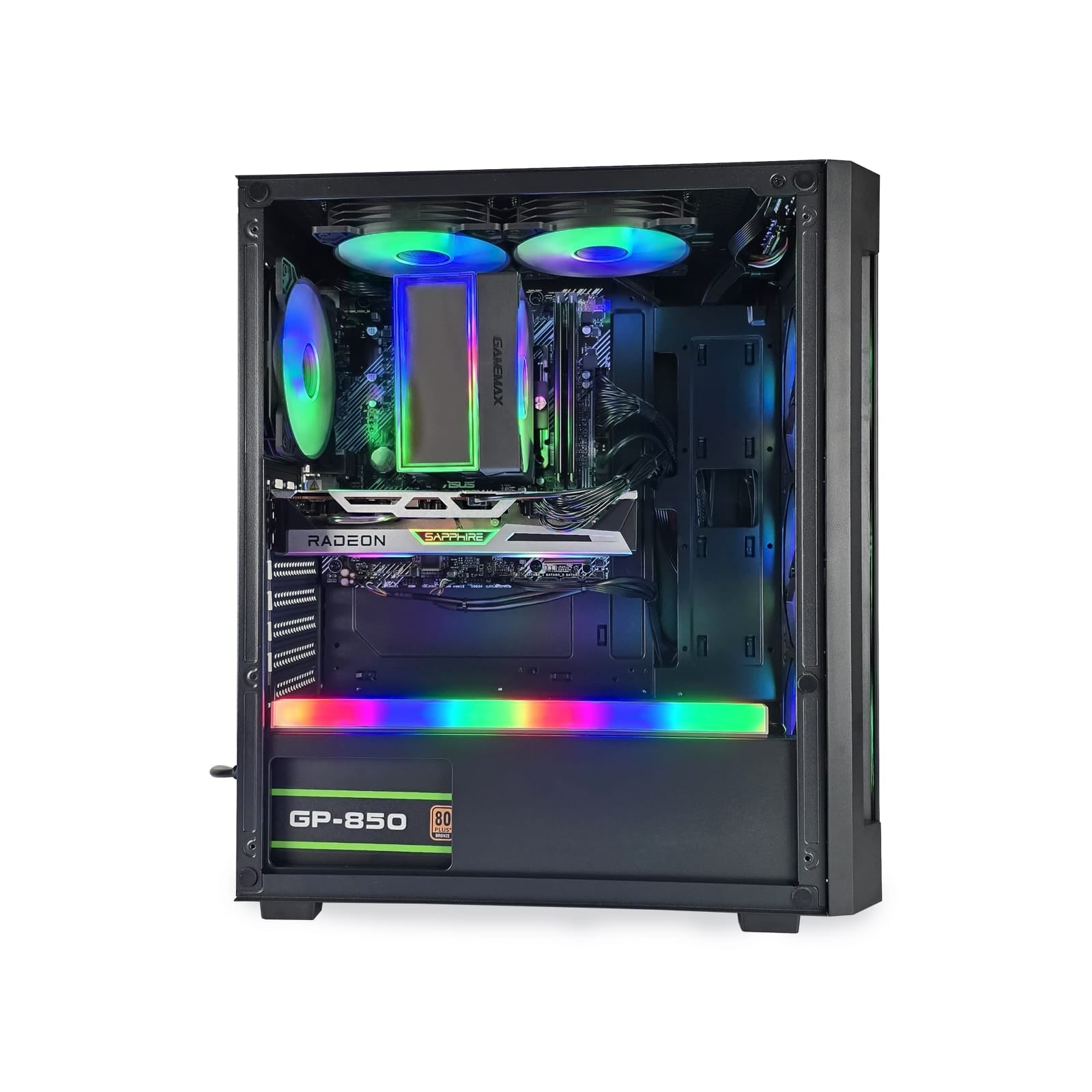 Webtro GPB0493 Gaming PC – Ryzen 5 4500, RX 6600 XT 8GB, 16GB RAM, 1TB NVMe SSD, Windows 11 Pro | 1080p & 1440p Gaming PC UK - WebTro