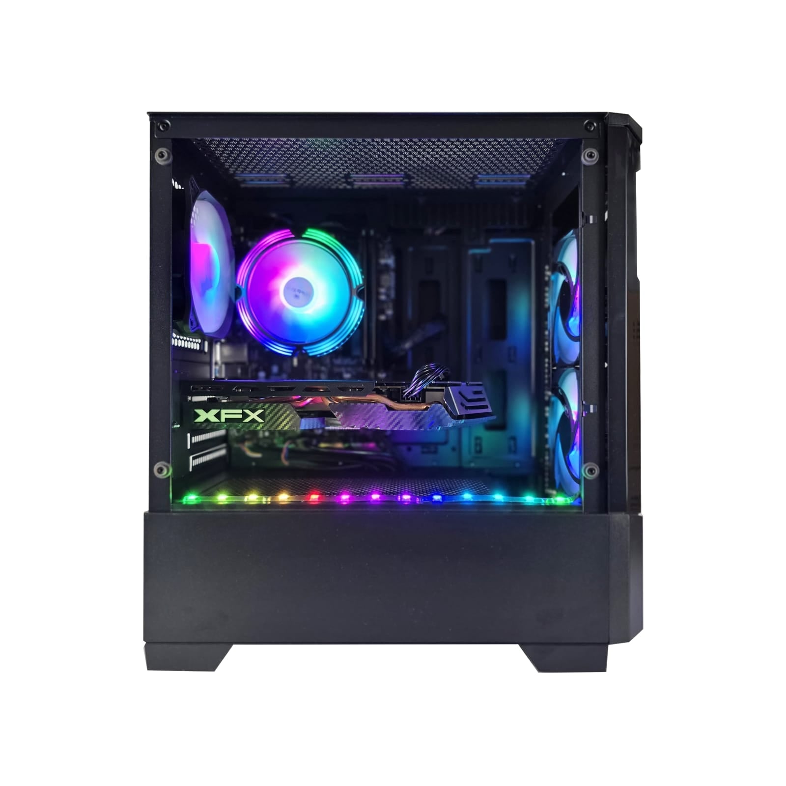 WebTro-GPB0494 Gaming PC | Ryzen 5 2600X | Radeon RX 580 8GB | 16GB DDR4 RAM | 500GB SSD | Windows 11 Pro | Ultimate 1080p Gaming Desktop - WebTro